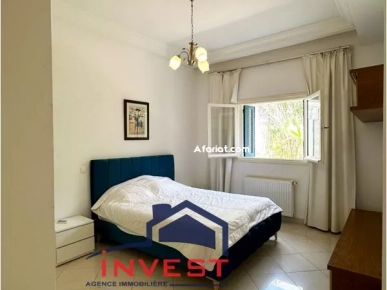 Appartement S3 meublé avec jardin à Gammarth