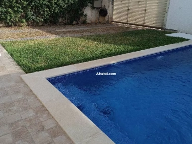 Location d Villa avec piscine à fin Gammarth -debut Raoued