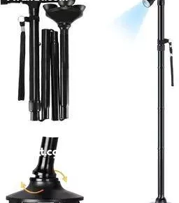 Canne de marche pliable avec lumière LED