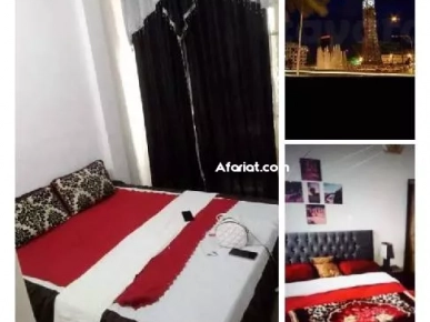 شقق مفروشة للايجار باليوم اسبوع في تونس العاصمة