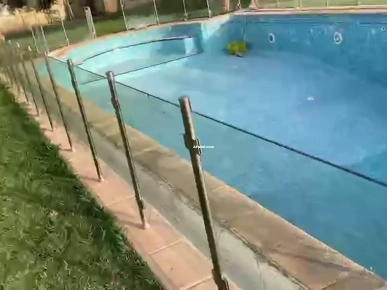 Garde corps piscine