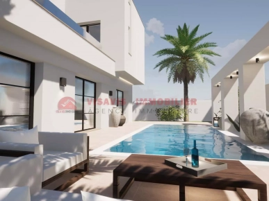 CONSTRUIRE UNE VILLA AVEC PISCINE ZONE URBAINE À DJERBA TUNISIE