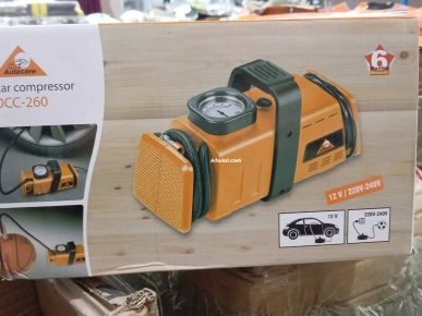 compresseur de voiture double adaptateur (12v/220v)