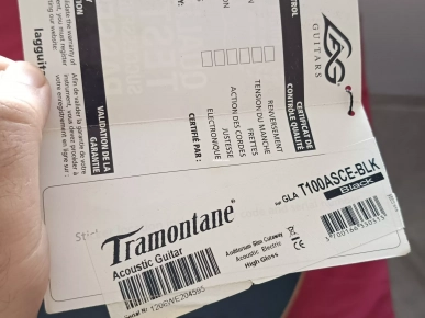 Guitare électro acoustique LAG Tramontane T100ACE