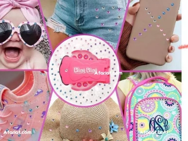 Bling Bling Hair Bedazzler Kit avec 180 strass