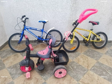 3 Bicyclettes enfants à vendre