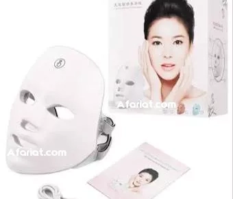 masque facial de luminothérapie LED 7 couleurs