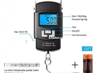 Balance électronique de bagages voyage rétro-éclairage   50kg