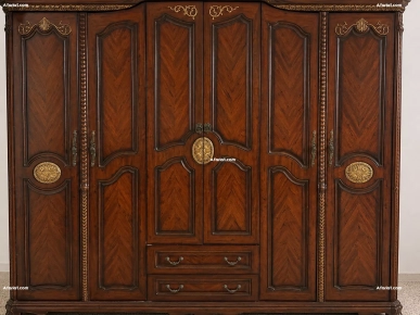 Ensemble chambre à coucher en bois massif – Très bon état