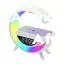 Lampe LED -haut-parleur Bluetooth chargeur sans fil  radio réveil