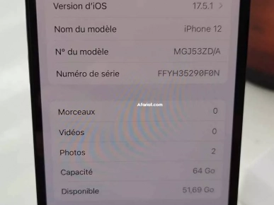iphone 12 presque neuf