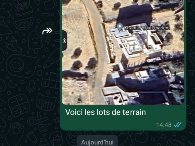 A vendre un lot de terrain. A vendre un lot de terrain.