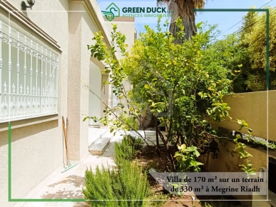 Villa S+3 de 170 m² sur un terrain de 330 m² à Megrine Riadh Villa S+3 de 170 m² sur un terrain de 330 m² à Megrine Riadh