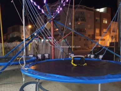 trampoline pour manège