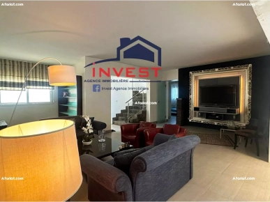 Duplex S+3 Meublé au Golden Tulip Gammarth