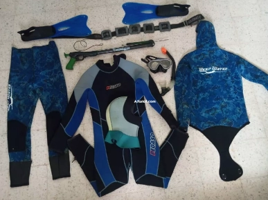 matériel de plongée