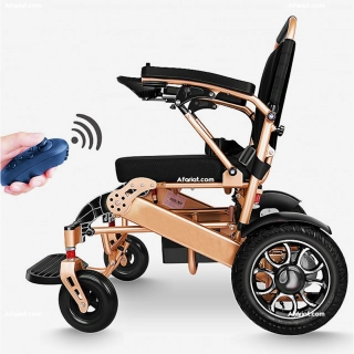 Fauteuil roulant électrique pliable et léger Fauteuil roulant électrique pliable et léger
