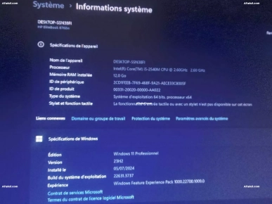 pc hp litebook 8460 woskstation