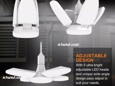 d'une lampe de garage à LED de 60W avec un culot