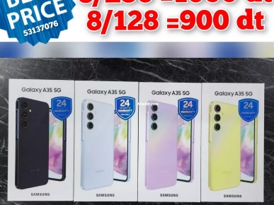 Samsung A35 5G cacheté  validé ☎️53137076