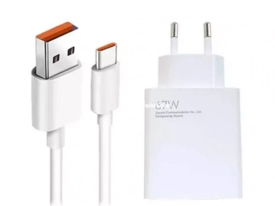 Chargeur Xiaomi 67W avec câble type-C