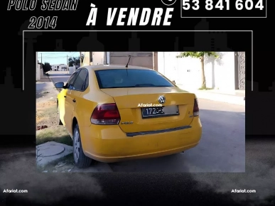 à vendre voiture polo sedan 2014