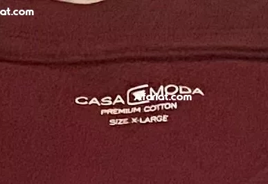 "German-Made Casa Model: Red 100% Cotton T-Shirt"