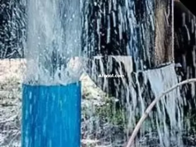 Sondage de puit d'eau