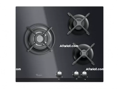plaque gaz en verre noir Whirlpool AKT404NBNEW neuve emballée