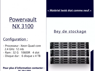 Serveur powervault NX 3100 Serveur powervault NX 3100