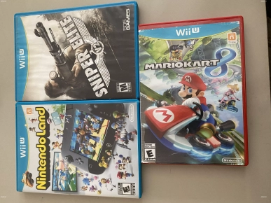 Wii U avec plein de jeux