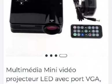 Mini vidéo projecteur LED  tt neuf marque klipad France