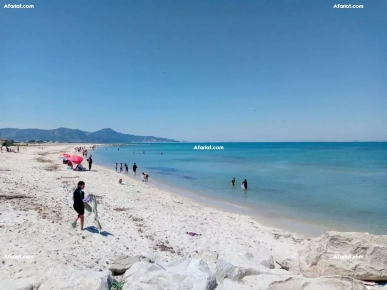 Terrain 400 m de la plage