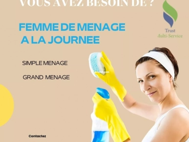 "Femme de ménage fiable à la journée – Jardins El Menzah" "Femme de ménage fiable à la journée – Jardins El Menzah"