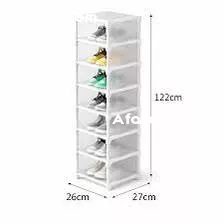 Meuble à chaussures 8 compartiments individuels avec des panneaux