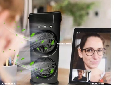 Refroidisseur d'air, ventilateur de table, rechargeable
