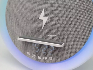 Enceinte Bluetooth multifonctions (chargeur radio horloge réveil)
