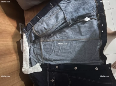 veste jean taille L