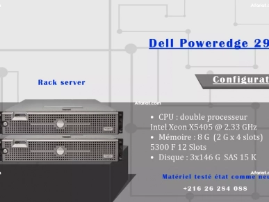 Liquidation  4 serveur Dell Poweredge 2950