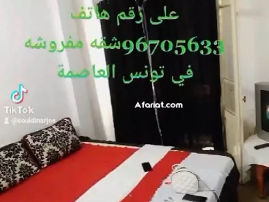 شقق مفروشة للايجار باليوم اسبوع في تونس العاصمة