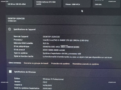 pc gamer a vendre