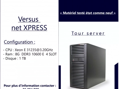 2  serveur tour   Versus net   XPRESS 2  serveur tour   Versus net   XPRESS