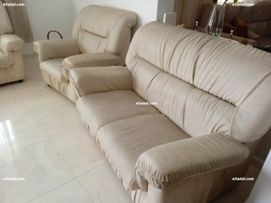 Salon simili cuir