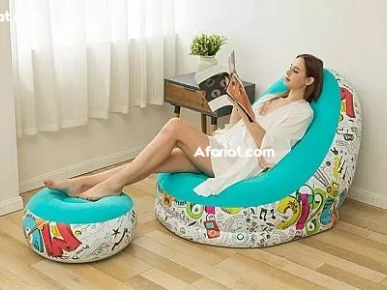 lazy Sofa with footstool