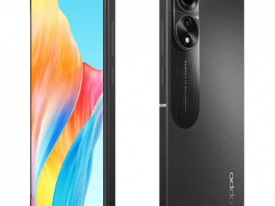 Oppo A78 noir cacheté