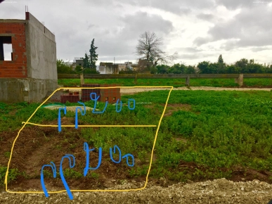 Terrain à vendre 400m2 à oued Ellil manouba Terrain à vendre 400m2 à oued Ellil manouba