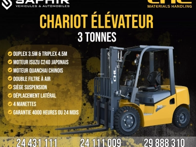 Chariot élévateur 3 Tonnes Chariot élévateur 3 Tonnes