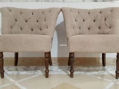 Deux fauteuils d'appoint Crapaud