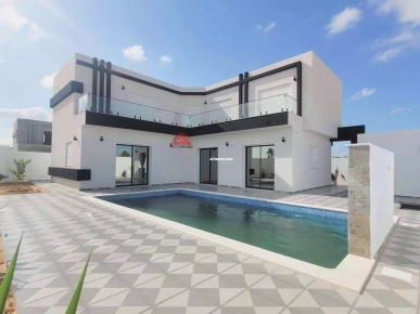 VILLA NEUVE AVEC TITRE BLEU À TEZDAINE DJERBA VILLA NEUVE AVEC TITRE BLEU À TEZDAINE DJERBA