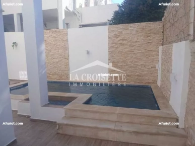 RDCH de villa S+1 avec piscine à Carthage MRCL0300